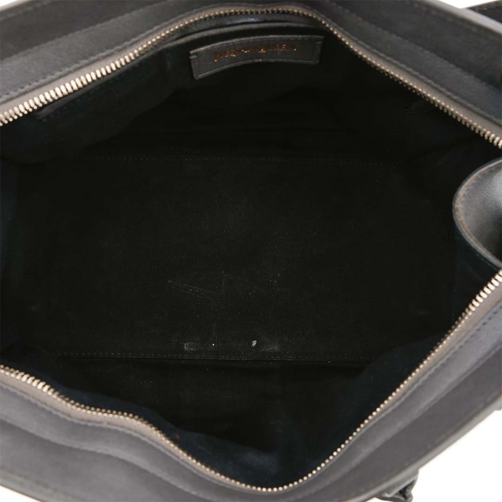 Yves Saint Laurent Grey Cabas Chyc Y Bag - Picture 5 of 7